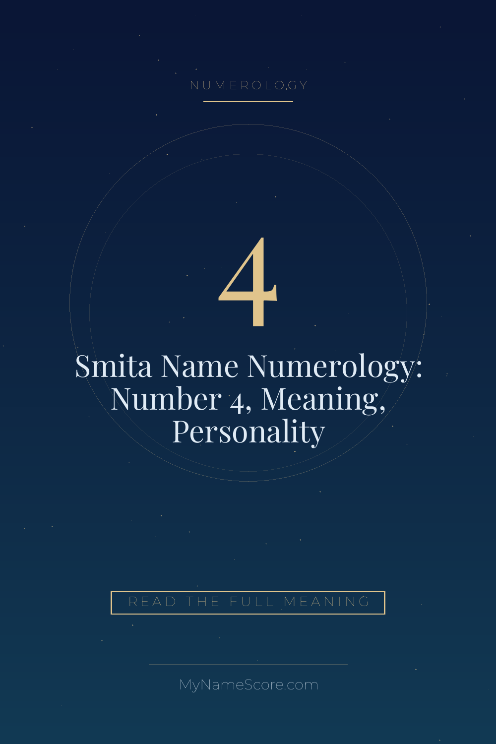 Smita Name Numerology: Number 4, Meaning, Personality