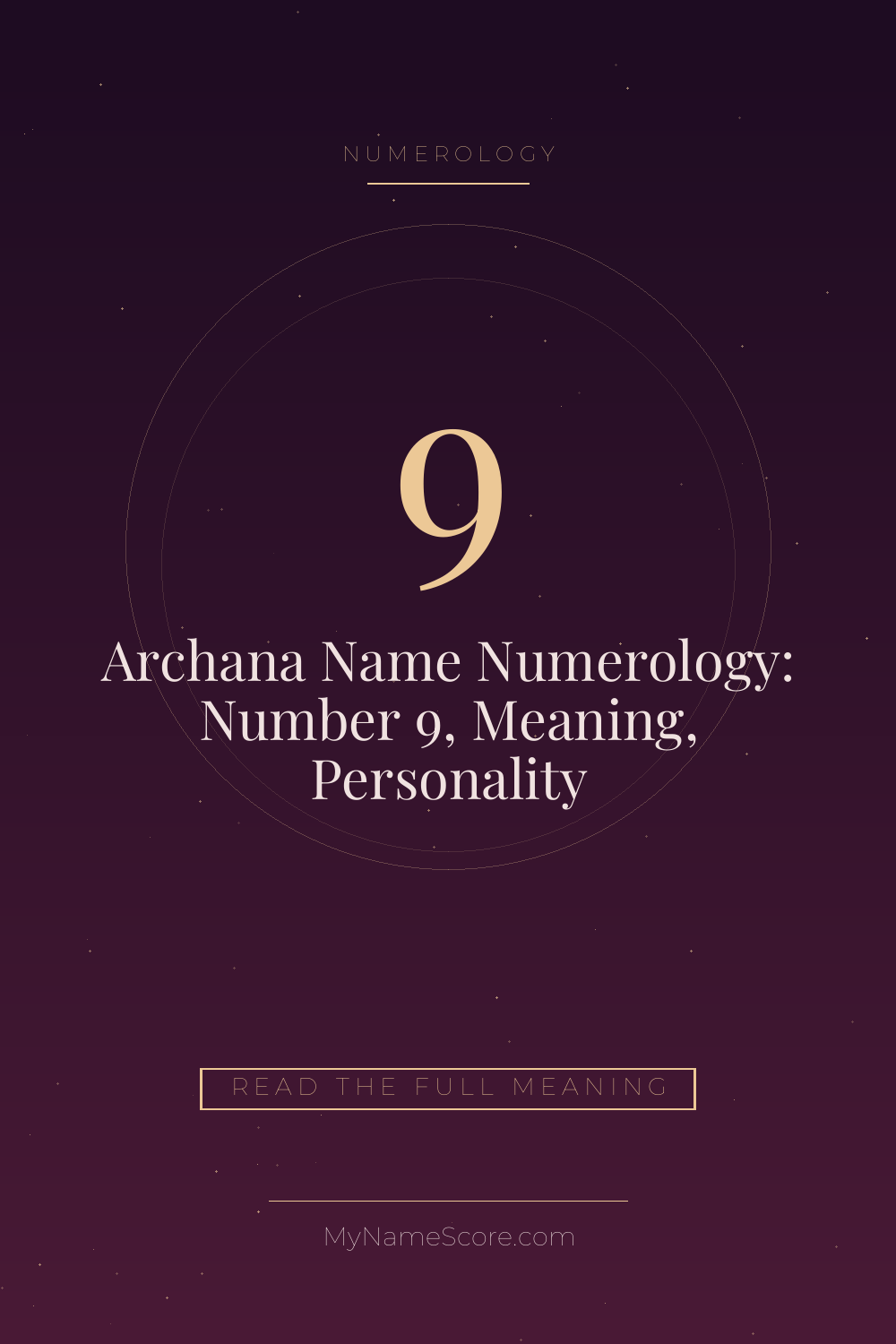 Archana Name Numerology: Number 9, Meaning, Personality