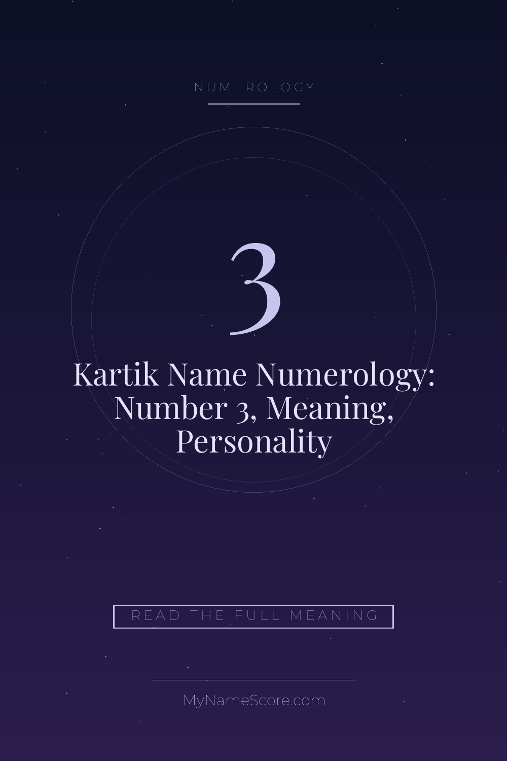 Kartik Name Numerology: Number 3, Meaning, Personality