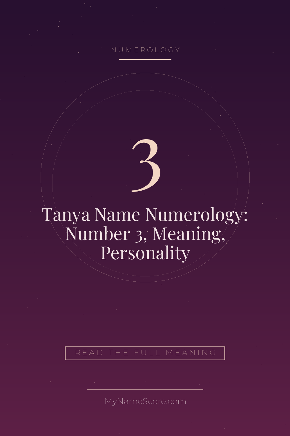Tanya Name Numerology: Number 3, Meaning, Personality