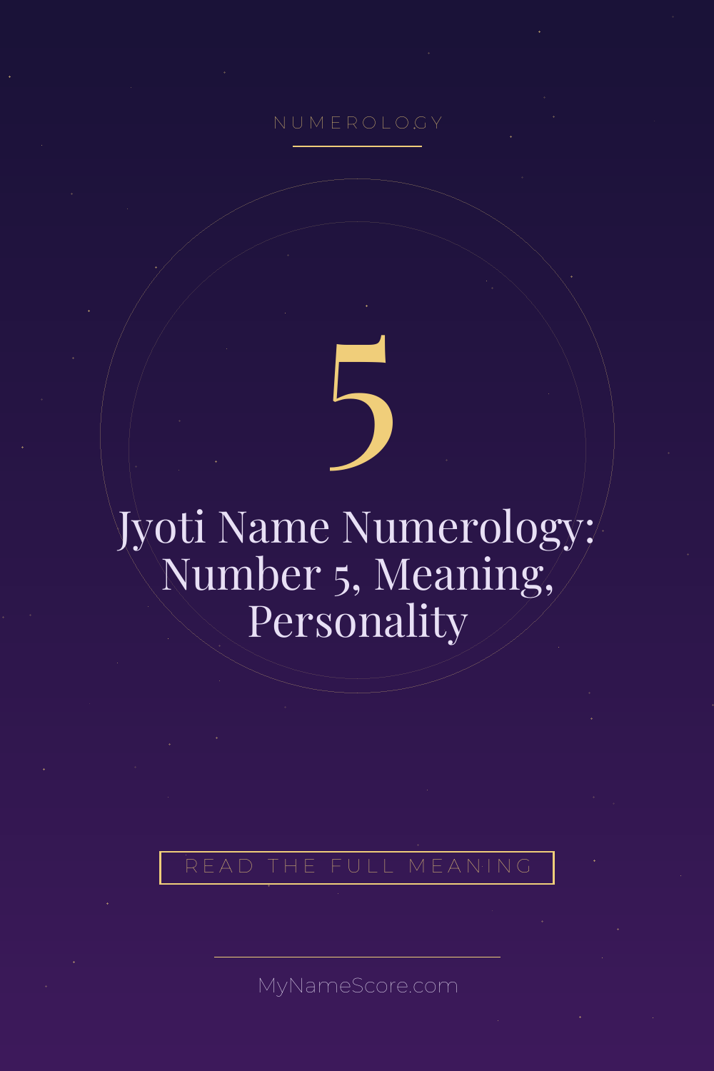 Jyoti Name Numerology: Number 5, Meaning, Personality