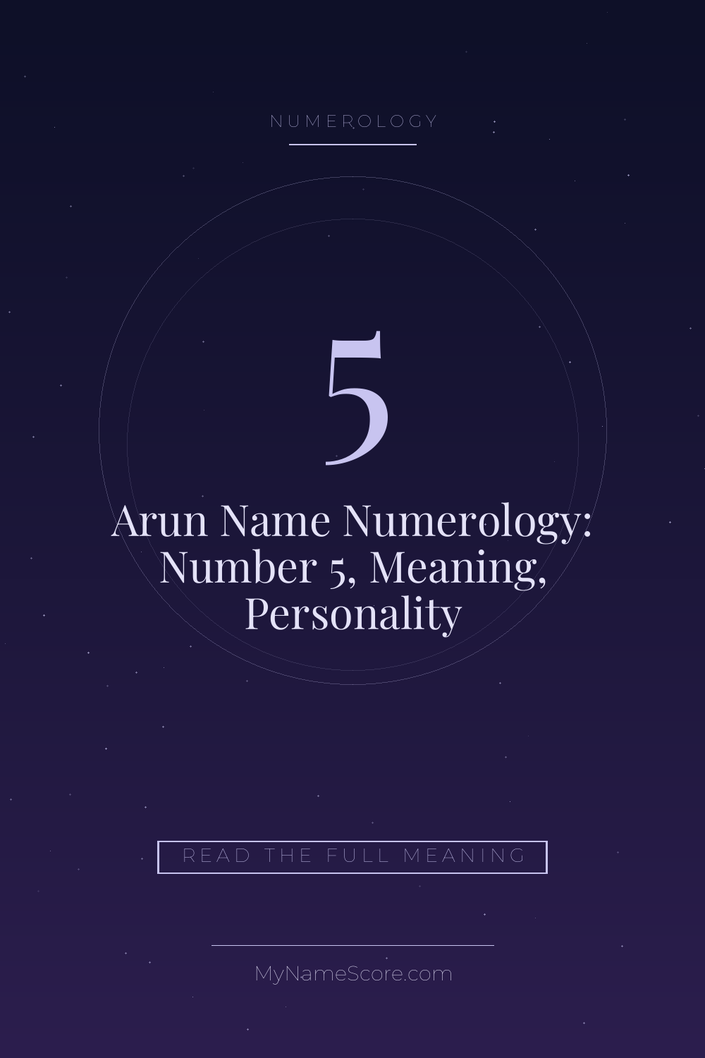 Arun Name Numerology: Number 5, Meaning, Personality