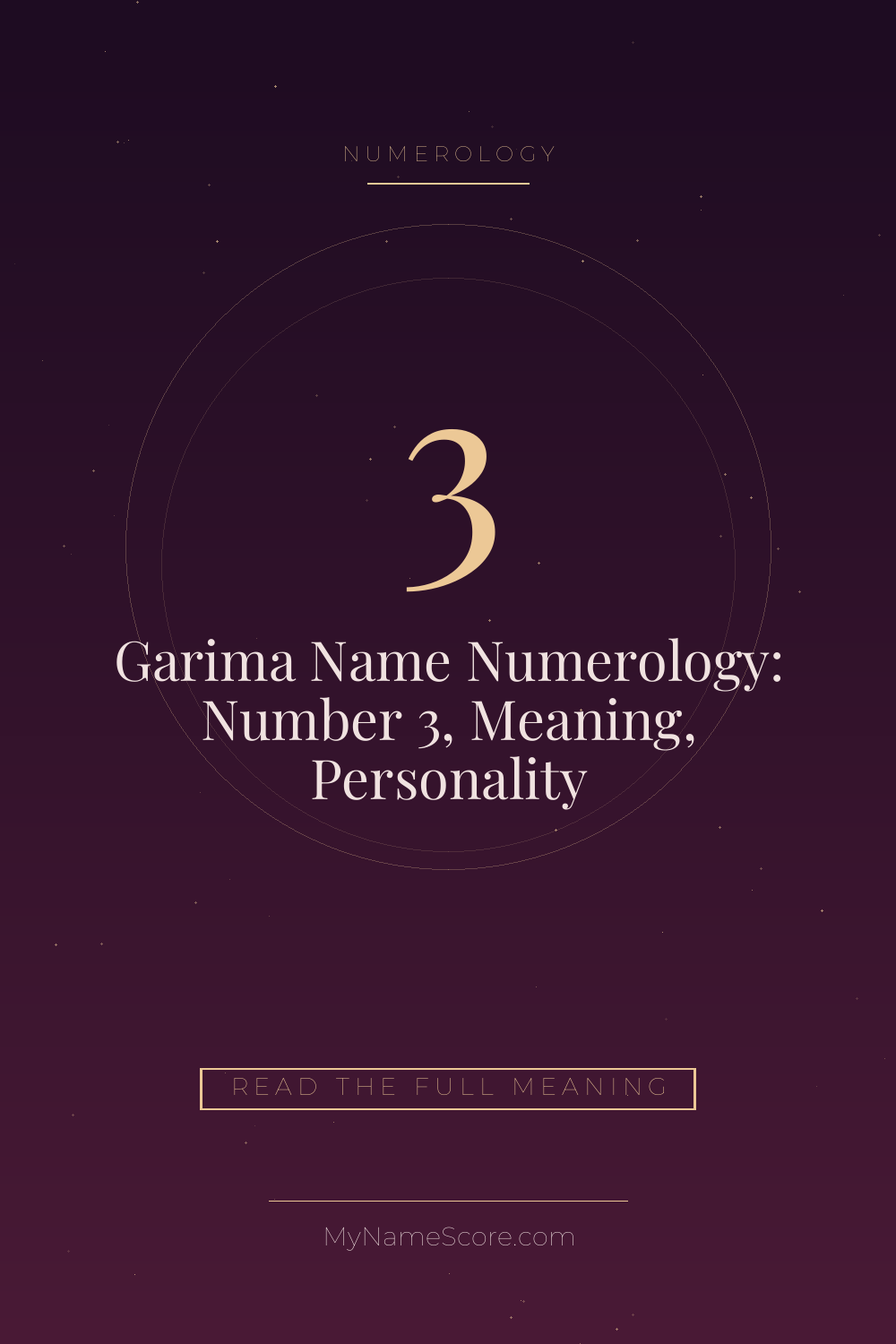 Garima Name Numerology: Number 3, Meaning, Personality