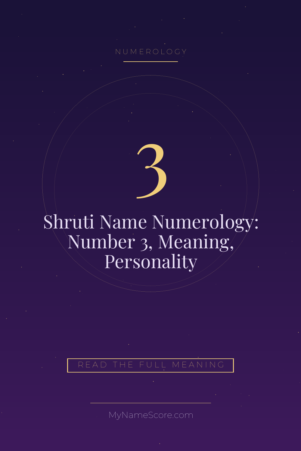 Shruti Name Numerology: Number 3, Meaning, Personality