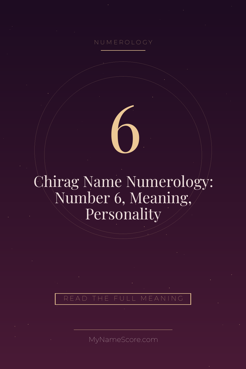 Chirag Name Numerology: Number 6, Meaning, Personality
