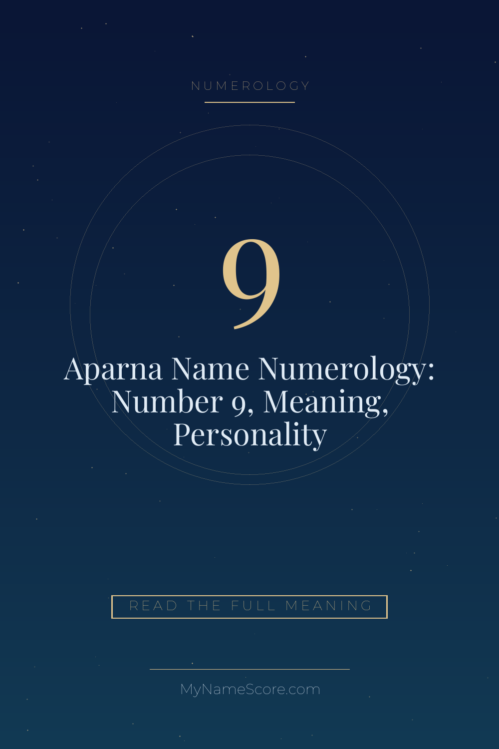 Aparna Name Numerology: Number 9, Meaning, Personality