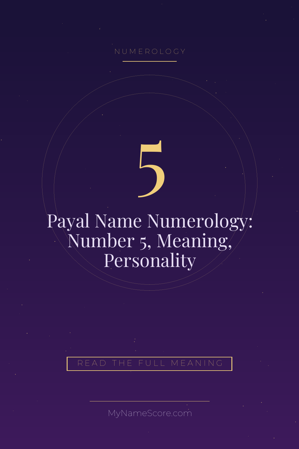 Payal Name Numerology: Number 5, Meaning, Personality