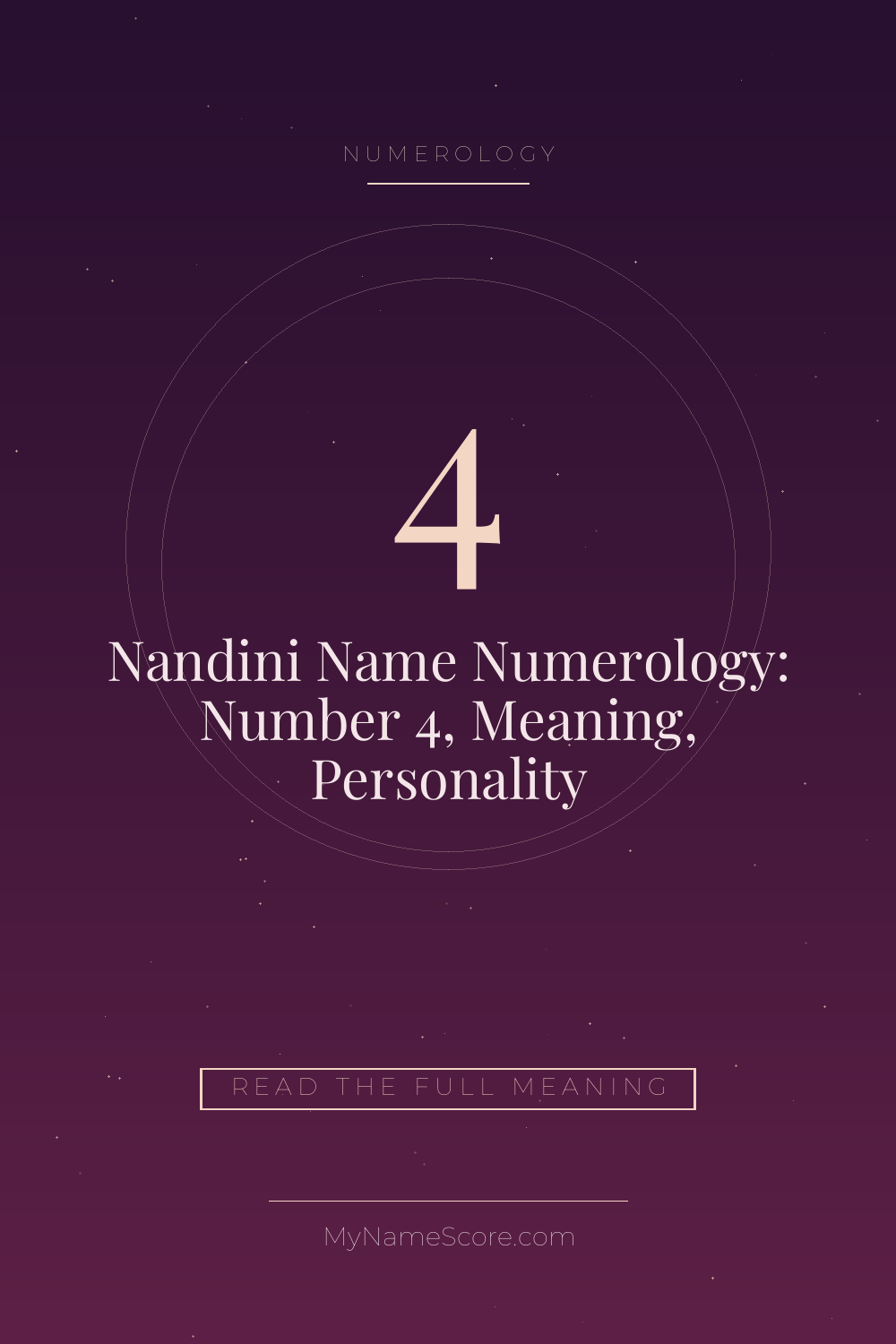 Nandini Name Numerology: Number 4, Meaning, Personality