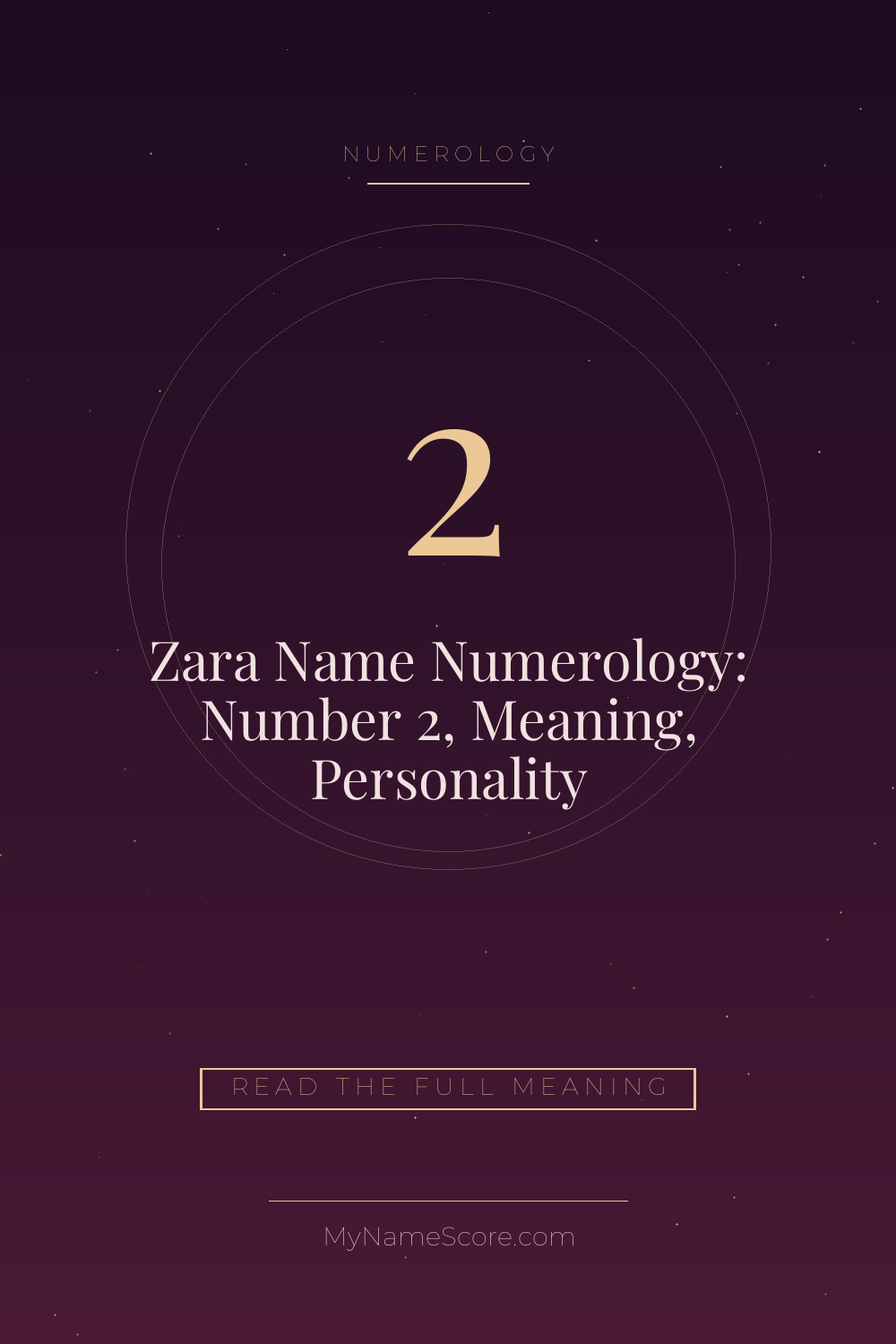 Zara Name Numerology: Number 2, Meaning, Personality
