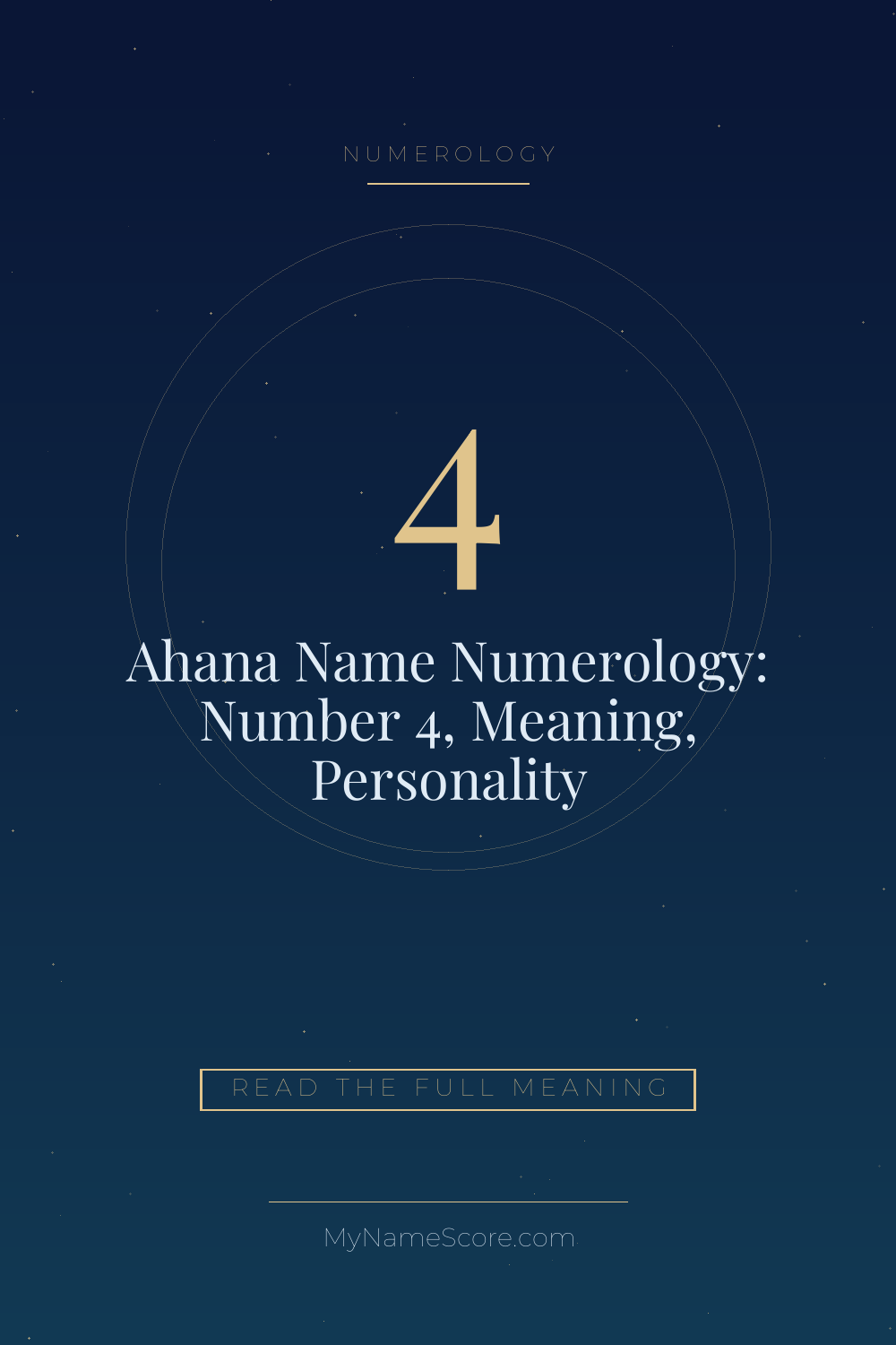 Ahana Name Numerology: Number 4, Meaning, Personality