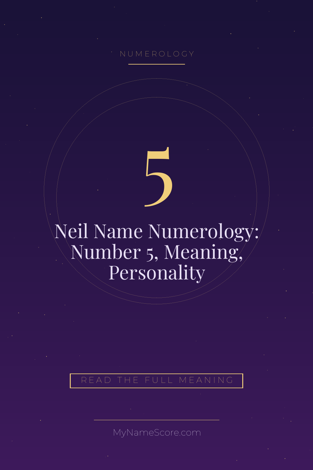 Neil Name Numerology: Number 5, Meaning, Personality