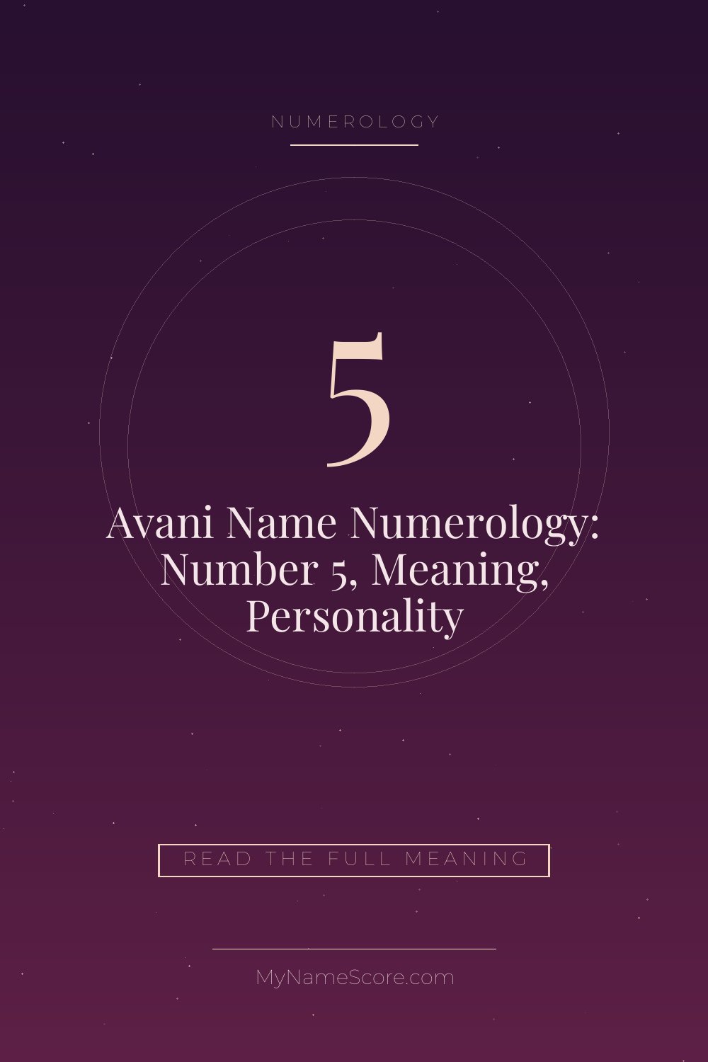 Avani Name Numerology: Number 5, Meaning, Personality