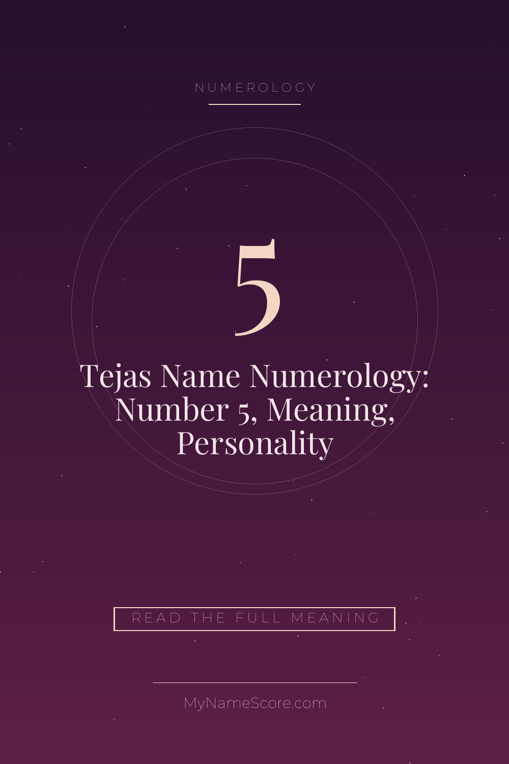 Tejas Name Numerology: Number 5, Meaning, Personality