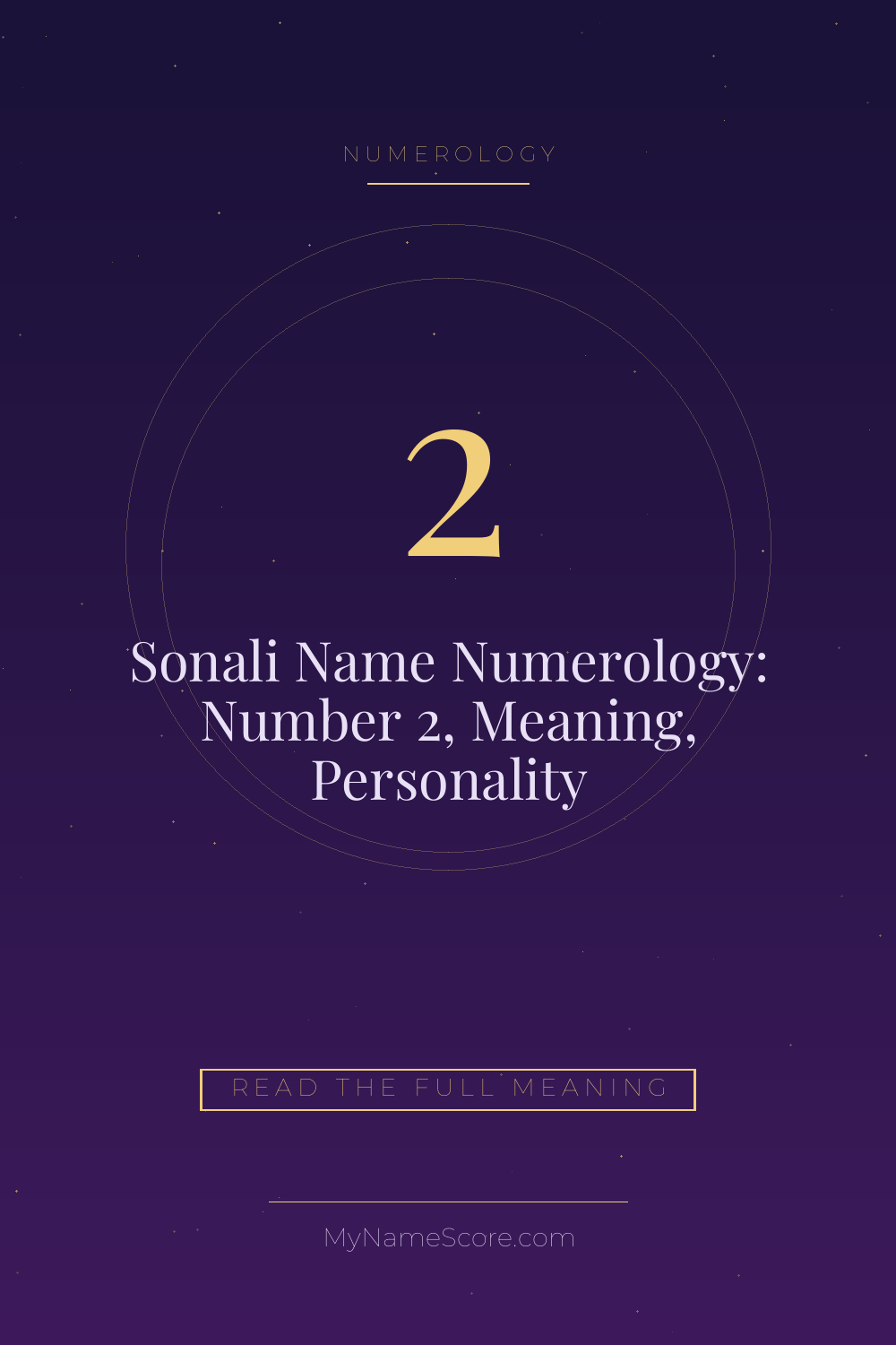 Sonali Name Numerology: Number 2, Meaning, Personality