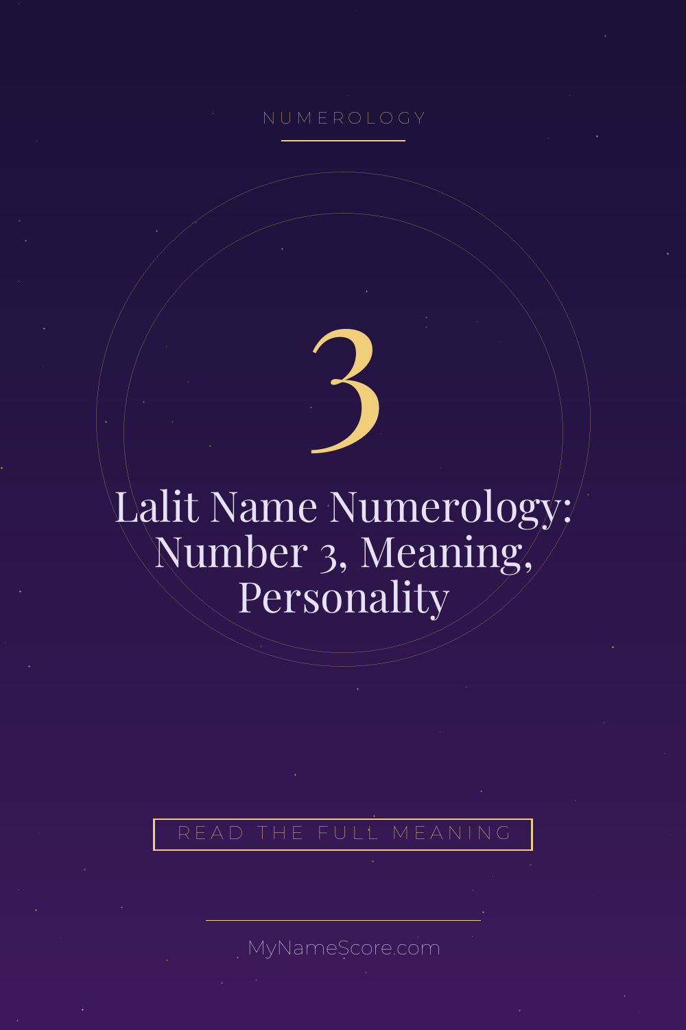 Lalit Name Numerology: Number 3, Meaning, Personality