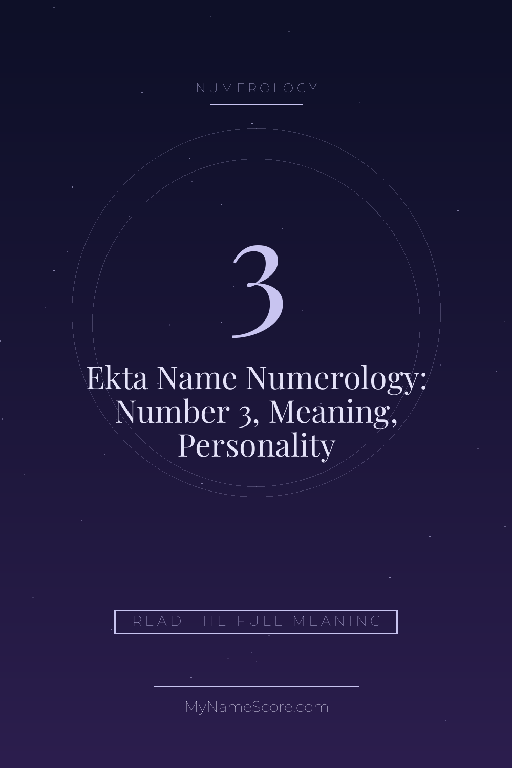 Ekta Name Numerology: Number 3, Meaning, Personality