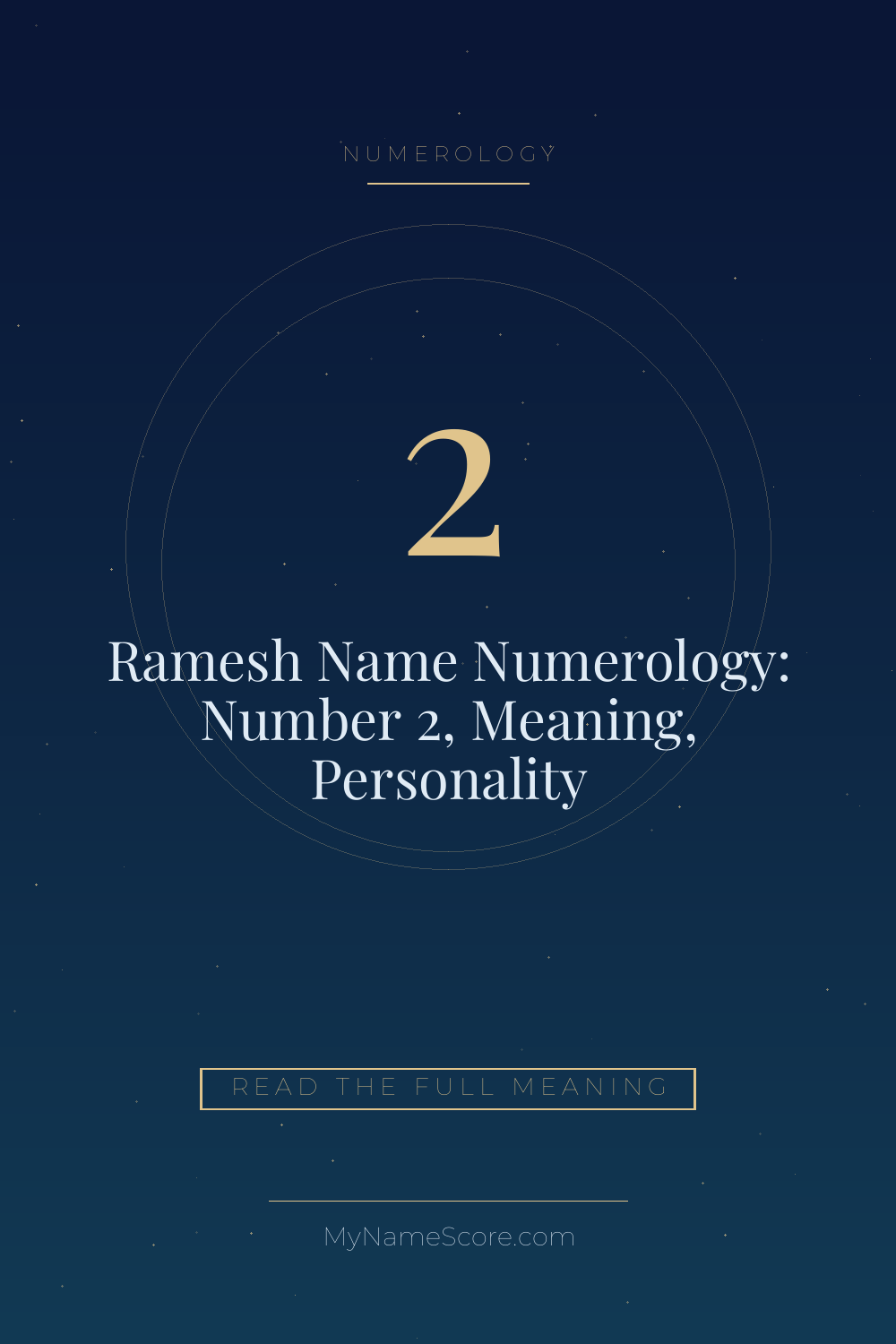 Ramesh Name Numerology: Number 2, Meaning, Personality
