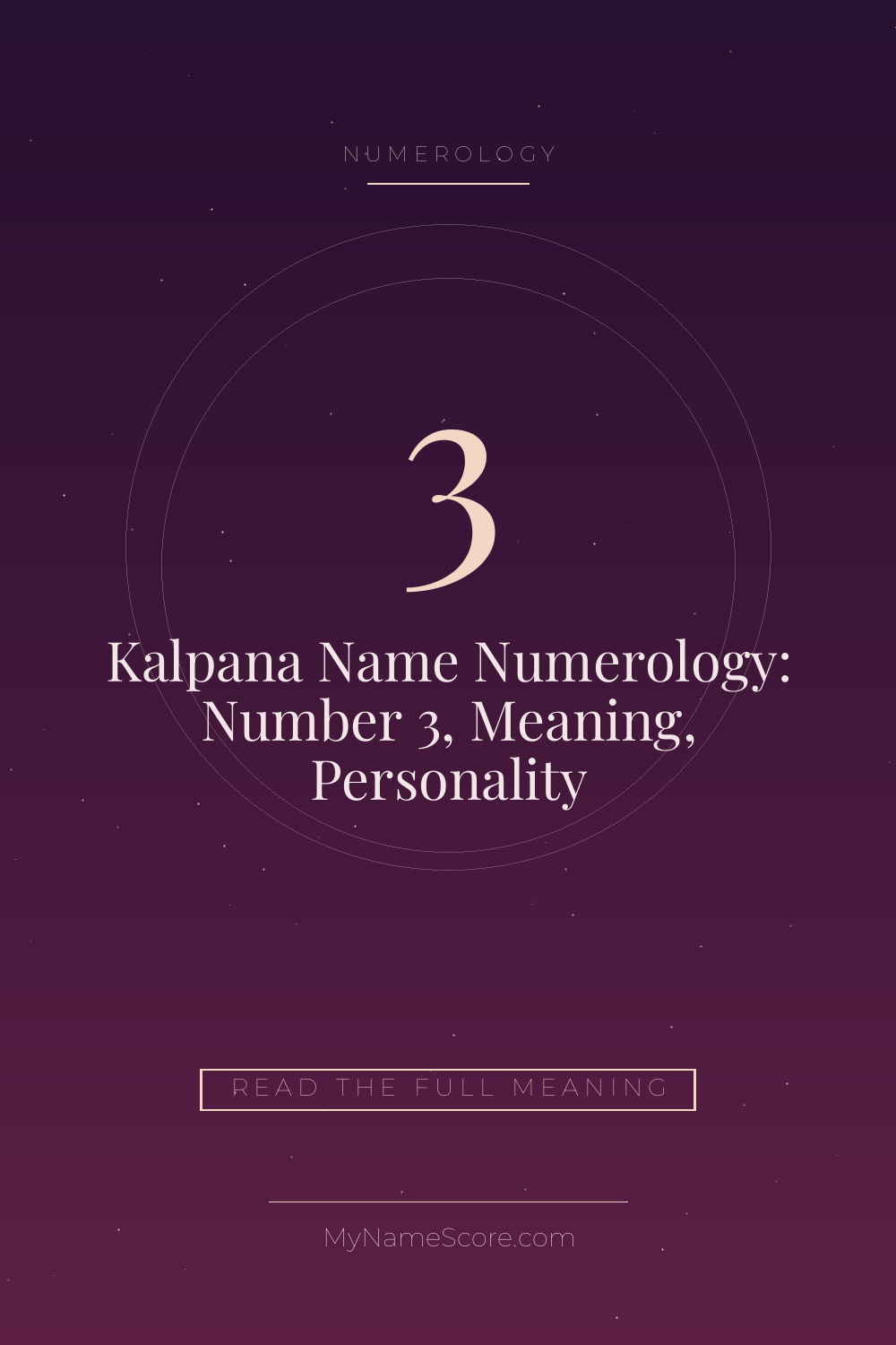 Kalpana Name Numerology: Number 3, Meaning, Personality
