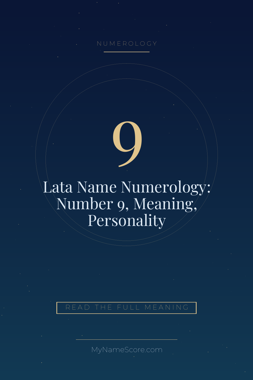 Lata Name Numerology: Number 9, Meaning, Personality