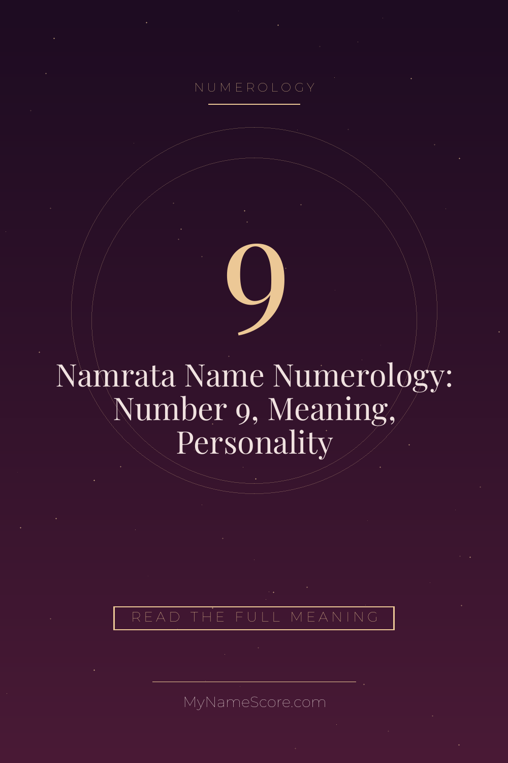 Namrata Name Numerology: Number 9, Meaning, Personality
