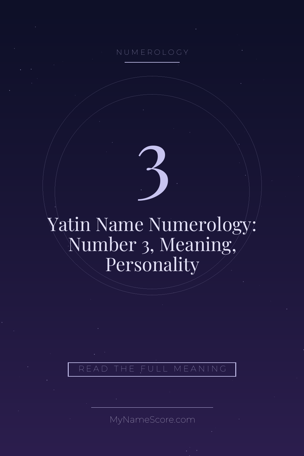 Yatin Name Numerology: Number 3, Meaning, Personality