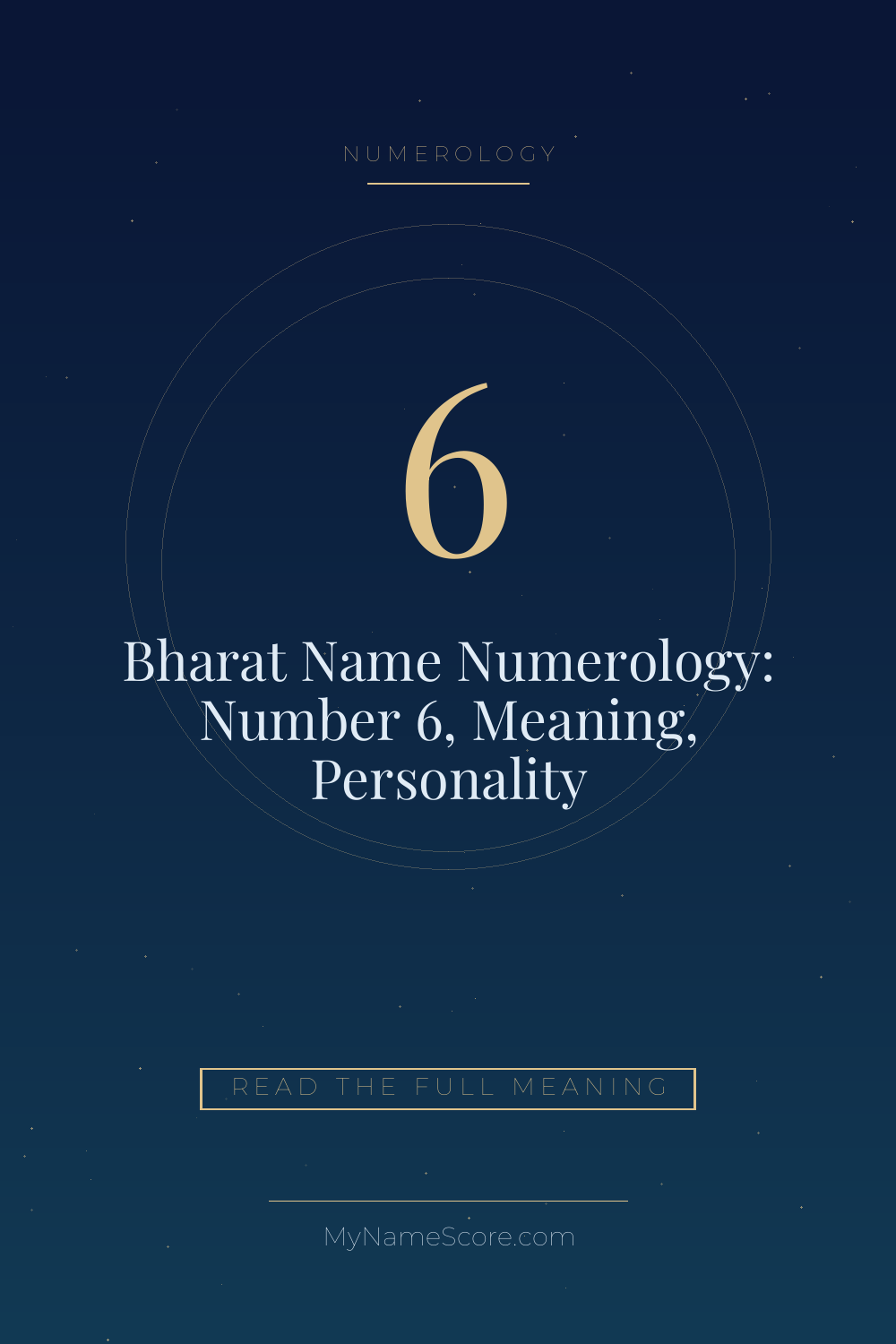 Bharat Name Numerology: Number 6, Meaning, Personality