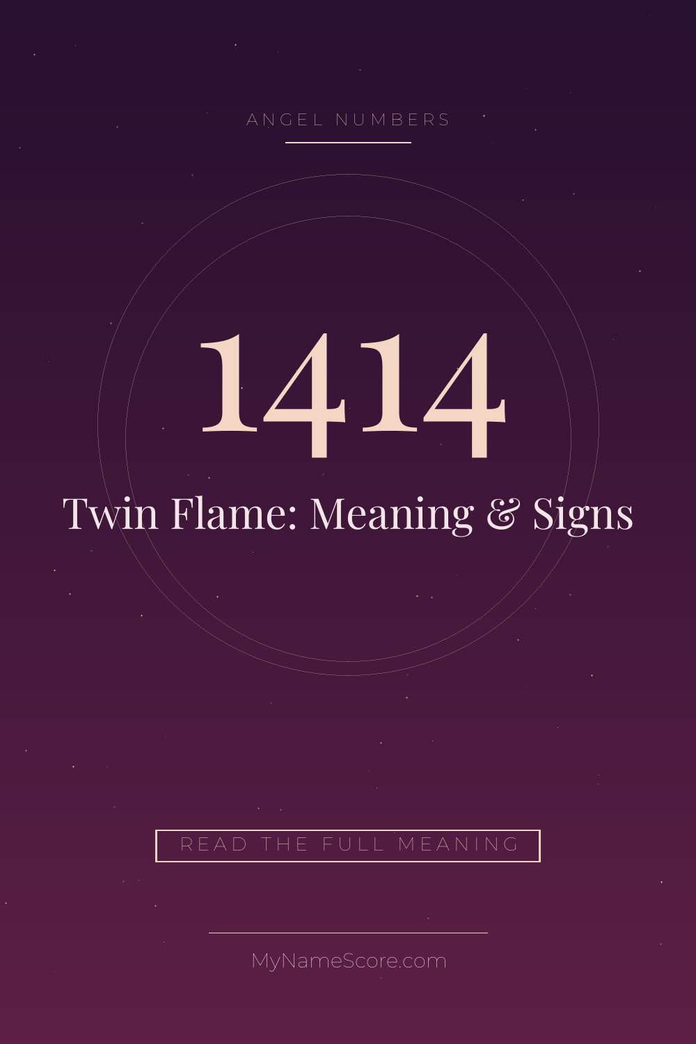1414 Angel Number Twin Flame: Meaning & Signs