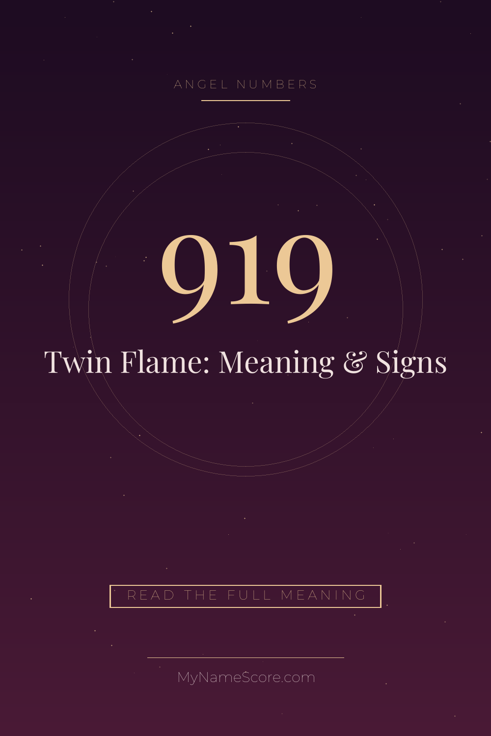 919 Angel Number Twin Flame: Meaning & Signs